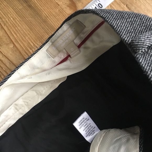 Banana Republic Martin fit tweed pants 0 - Picture 5 of 6
